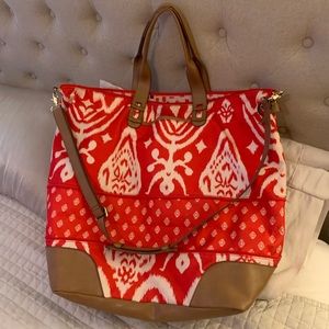 Stella and dot ikat duffel bag